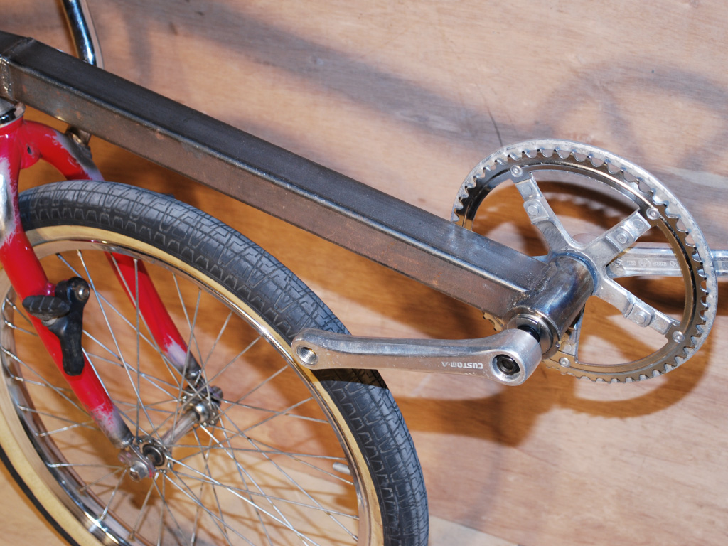 TradeWinds Recumbent Tandem - boom and cranks